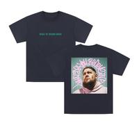 Rag'n'Bone Man What Do You Believe in Album Photo T-Shirt Short Sleeve Cotton Tee Women Men Streetwear Tops (M,Navy)