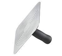 Ragni R908 RAGNI FEATHEREDGE Aluminium PLASTERERS Mini Hawk 8" x 8" | Featheredge, lightweight, grooved surface, no exposed rivets, sponge handle with callous protector, 1-year guarantee