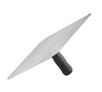 RAGNI R912 FEATHEREDGE Aluminium PLASTERERS Hawk 12" x 12" | Grooved face prevents plaster sliding, no exposed rivets protect trowel edges, sponge handle with callous protector