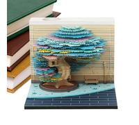 RAGOPILEN 2026 Calendar, 3D Four Seasons Tree 2026 Calendar Memo Pad(Winter)