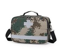 RAGOPILEN First Aid Kit Empty Emergency Kits, Emergency Trauma First Responder First Aid Storage Bag in Nylon with Reflector Strips(C)