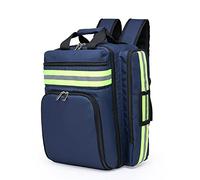 RAGOPILEN First Aid Kit Empty Emergency Kits， Empty First Aid Bag with Inner Dividers Red Army Green Navy Blue 35x45x15cm(Navy Blue)