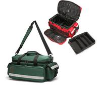 RAGOPILEN First Aid Kit Empty Emergency Kits, Empty First Responder Trauma EMS Shoulder Bag 50x30x23cm Multicolor(Green)