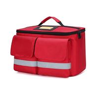 RAGOPILEN First Aid Kit Empty Emergency Kits， First Aid Kit Bag with Shoulder Strap 32x18x19cm Multicolor