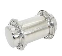 RAGOPILEN Time Capsule, Stainless Steel Time Capsule with Lock Kit Silver 8.8cm x 20cm 200 Year Lifespan