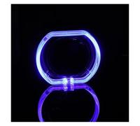RAGPUKMUAN Angel Eye Kit 1 Pair 76MM/120MM LED Angel Eyes Square Bulbs Halo Ring Car Daytime Running Light DRL Fog Decorative Lights LED Angels Eyes(2PCS 120mm,Blue)