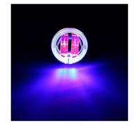 RAGPUKMUAN Angel Eye Kit 12-80V 11W Led Motor Projector 2.5inch Motorcycle Headlights With Angel Eye Halo Ring LED Angels Eyes(Red blue)
