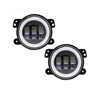 RAGPUKMUAN Angel Eye Kit For Chrysler 300 PT For Cruiser 2005-2010 Off-Road 4 Inch Car LED Headlight With White Halo Ring DRL Angel Eyes LED Angels Eyes(2 Pcs)