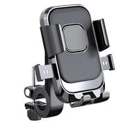 RAGPUKMUAN Bike Phone Holder Bike Phone Holder Motorcycle Fast Locking Rotatable MTB Mount Shockproof Motorcycle Phone Mount(Handlebar)