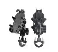 RAGPUKMUAN Bike Phone Holder Motorcycle Bike Phone Holder W/Shock Absorbe Handlebar Fork Stem Mount GPS Clip For 4.7-7.1 Inch Shockproof Mobile Stand Motorcycle Phone Mount(Shock-absorbing H)