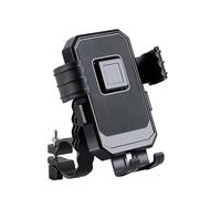 RAGPUKMUAN Bike Phone Holder Universal Bicycle Motorcycle Phone Holder Rearview Mirror Handlebar Bracket Riding Cycling Automatic Lock Motorcycle Phone Mount(Handlebar Type)