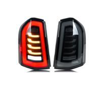 RAGPUKMUAN Car Rear Light Assemblies For Chrysler 300 300C 300S 2011-2014 Dynamic Signal Start-up Animation Grey Pair Rear Lamps Assembly LED Tail Lights