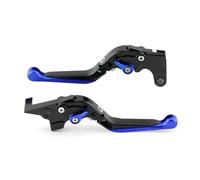 RAGPUKMUAN Clutch Brake Levers Set for MT-09 SP for Tracer 900 9 GT MT 09 for MT09 2021-2024 Motorcycle Handles Folding Extendable Brake Clutch Levers Motorcycle Hand Brake(Black Blue)