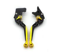 RAGPUKMUAN Clutch Brake Levers Set for YZF R7 YZF-R7 YZFR7 2021 2022 2023 2024 2025 CNC Folding Extendable Motorcycle Brake Clutch Lever Motorcycle Hand Brake(Gold)