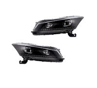 RAGPUKMUAN Headlamps Assembly For Accord 8th 2008-2013 LED Auto Headlights Assembly Upgrade Demon Eyes Projector Lens Car Front Lamps LED Headlights