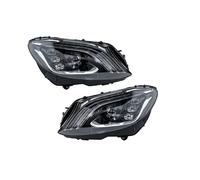 RAGPUKMUAN Headlamps Assembly For Benz C180 C200 C260 W205 2015-2018 Auto Headlights Assembly Upgrade LED Projector Lens Headlights Accessories LED Headlights(For 2019-2021 User)