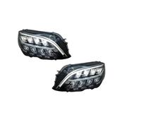 RAGPUKMUAN Headlamps Assembly For Benz For C-Class W205 2019-2021 Auto Headlights Replacement Assembly Car Front Lamps LED Projector Lens Accessories LED Headlights(For Type A)