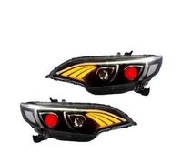 RAGPUKMUAN Headlamps Assembly For Fit For GK5 2014-2020 Auto Headlights LED Car Front Lamps Assembly Upgrade Demon Eyes 2 Projector Lens Accessories LED Headlights