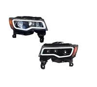 RAGPUKMUAN Headlamps Assembly For Grand For Cherokee 2014-2021 Upgraded Car Front Lamps Auto LED Headlight Assembly 3 Projector Lens Tool LED Headlights