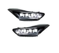 RAGPUKMUAN Headlamps Assembly For Hyundai For Elantra V 2012-2016 Car Headlights Upgrade Projector 4 Lens Front Lamp Led Auto Assembly Accessories LED Headlights(White Light Set)