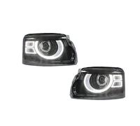 RAGPUKMUAN Headlamps Assembly For Land For Rover For Discovery 4 2010-2016 Modified Auto Headlights LED Car Front Lamp Assembly Bifocal Lens Plug And Play LED Headlights(For 10-13 User)