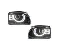 RAGPUKMUAN Headlamps Assembly For Land For Rover For Discovery 4 2010-2016 Modified Auto Headlights LED Car Front Lamp Assembly Bifocal Lens Plug And Play LED Headlights(For 14-16 User)