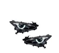 RAGPUKMUAN Headlamps Assembly For Mazda 3 For Axela 2014-2016 LED Auto Headlights Assembly Upgrade DRL Projector Lens Car Front Lamps Accessories LED Headlights
