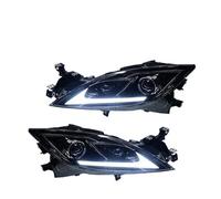 RAGPUKMUAN Headlamps Assembly For Mazda 6 2009-2016 Plug And Play LED Auto Headlights Assembly Upgrade Dynamic DRL Demon Eye Style Projector Lens LED Headlights