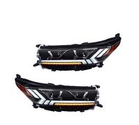 RAGPUKMUAN Headlamps Assembly For Toyota For Highlander 2018-2021 LED Auto Headlights Assembly Upgrade Dynamic DRL 2 Projector Lens Plug And Play Accessories LED Headlights