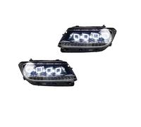 RAGPUKMUAN Headlamps Assembly For VW For Tiguan For L 2017-2021 Modified Car Front Lamp Assembly LED Auto Headlight Upgrade For Bugatti Style 4 Projector Lens LED Headlights