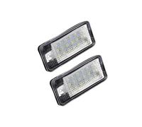 RAGPUKMUAN Licence Plate Light For A4 B6 B7 For Q7 4L For A3 8P For A6 C6 For A5 8F For A8 D3 D4 S3 S4 RS4 6 Bulb LED License Plate Light Auto Car(2pcs White)