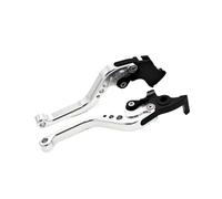 RAGPUKMUAN Motorbike Hand Brake for XVS950 Bolt C SPEC 2014 2015 2016 2017 2018 XVS 950 Motorcycle 3D CNC Parking Handle Clutch Brake Lever Parking Tool(Silver)