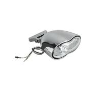 RAGPUKMUAN Motorbike Spot Light For Suzuki For Sportster XL Cyclops Headlight 10MM Mount Hi Low Beam Light Oval Headlamp Motorcycle LED Headlight