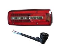 RAGPUKMUAN Rear Combination Light For Man Truck TGX TGM 1Pc 24V LED Rear Headlight Tail Light Taillight Right/Left With Connectors Accessories Parts Boot Lid Tail Lights(Left With Connector)