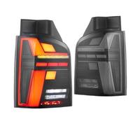 RAGPUKMUAN Rear Combination Light For VW Multivan Caravelle T5 2010-2014 Car LED Tail Lights Full Rear Lamp Dynamic Turn Signal Light Assembly Boot Lid Tail Lights(2PCS Smoke)