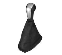 RAGPUKMUAN Stick Shift Knob for Chevrolet for Spark M300 2011-2015 5 Speed Gear Stick Shifter Lever Handle Manual Car Shift Knob(Silver 5 with Boot)