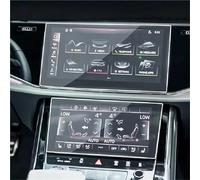 RAGPUKMUAN Transparent Screen Protector For Q7 For Q8 2020-2021 Car GPS Navigation Film LCD Screen Tempered Glass Protective Anti-scratch