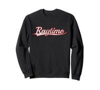 Ragtime Jazz Music Vintage Pianist Vintage Varsity Sweatshirt