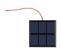Raguso 0.7W 1.5V Portable Solar Panel Solar Panel Mini DIY Power Module Charger for 1.2V Battery with Wire 70 * 70MM for Home
