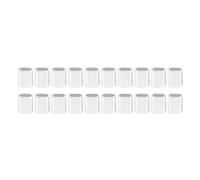 Raguso 1-Hole Aluminium Ferrules Tight Connection 100Pcs for Wire Rope Head Fastening Durable AL6063