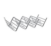 Raguso 1Pc Taco Holder 4 Shape Stainless Steel Taco Holder Stand Metal Taco Holders Kitchen Tools Dishwasher Safe
