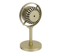 Raguso Fake Classic Microphone Model for Television and Video Production, Retro Props on Recording and Stage Microphone (Gold)