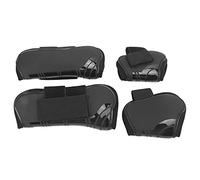 Raguso Horse Support Boots Adjustable PU Horse Tendon Boots for Show Jumping, Endurance, and Turnouts, Suitable to Use Daily (A set of four large)