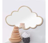 Raguso Nordic Acrylic Decorative Mirror Wall Sticker Decal for Children Kids Room Art Kids Nursery Home Decor(Cloud)
