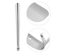 Raguso Professional Shiny Silver Metal Shoe Horn Stainless Steel Material for Pregnant Woman and Seniors Elderly Stainless Steel Shoe Horn for Large Medium to Smaller Feet