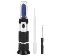 Raguso Refractometer Handheld High Accuracy 0-50% Brix Liquid Measuring Equipment RHB-50ATC Easy Refractometer for Colostrum
