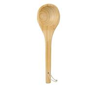 Raguso Sauna Single Spoon Wooden Sauna Room Spoon Handmade Spoon Sauna Accessories Sauna Water Dipper Ladle Spoon with Comfortable Grip Smooth Surface