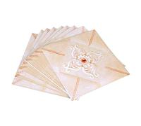 Raguso Self Adhesive Tile Stickers PVC Home Decor 10Pcs 12CM*12CM, Decorative Mirror Design for Living Room Children's Playroom Porch (# 02)