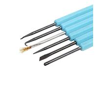 Raguso Soldering Iron Solder Assist Double-Sided 6pcs/Set Soldering Aid Repair Tools Iron Solder Assist Kit for Radio Enthusiasts