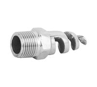 Raguso Spiral Nozzle Stainless Steel Male Thread Anti-Clogging Watering Tool for Landscaping Projects (G3/8 DN10)
